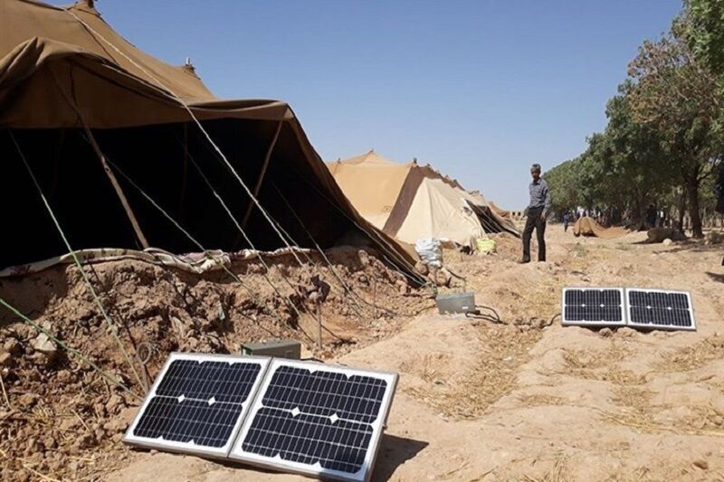 ۸۰ دستگاه پنل خورشیدی بین عشایر سبزوار توزیع شد