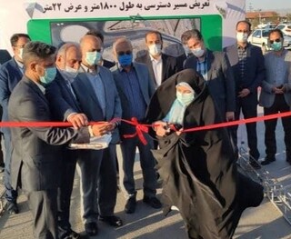 افتتاح پل جدید انتهای پنجتن مشهد