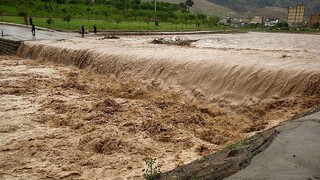 بارش شدید باران و وقوع سیلاب در کردستان / فیلم