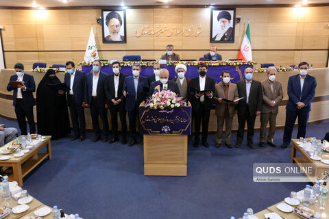 مراسم تحلیف اعضای  شورای ششم شهر مشهد