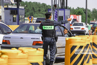 تردد خودرو های غیر بومی در پلیس راه مشهد