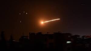 سوریه حمله هوایی در آسمان دمشق را دفع کرد