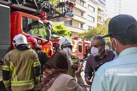 انفجار و حریق منزل مسکونی در بلوار ارشاد مشهد
