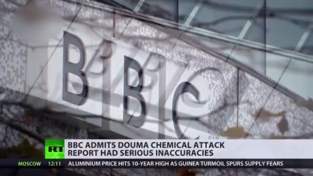 اعتراف عجیب بی بی سی درباره گزارشی که برای حمله شیمیایی دولت سوریه پخش کرد / فیلم
