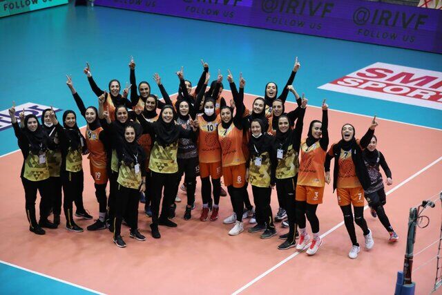 پیروزی تیم زنان والیبال سایپا در جام باشگاه‌های آسیا