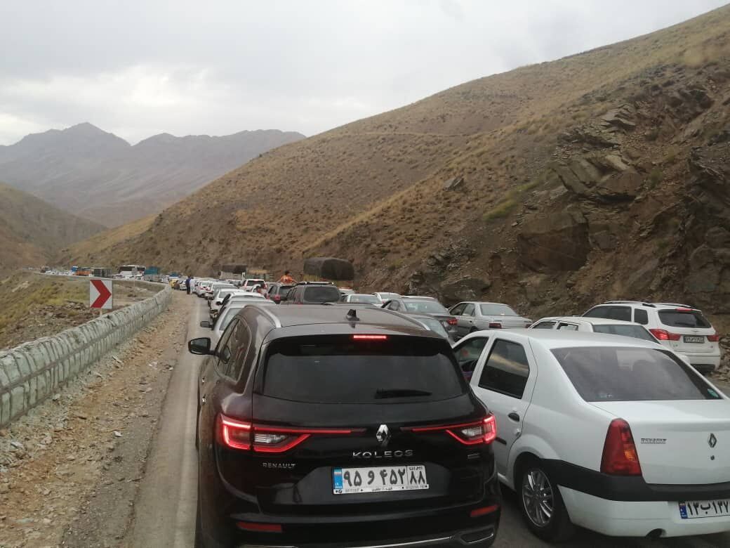  ترافیک سنگین در جاده چالوس و آزادراه تهران-شمال