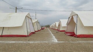 ۶۵۰۰ چادر به کمیساریای عالی پناهندگان تحویل داده شد