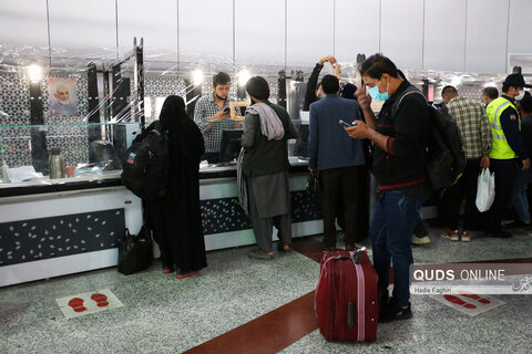خروج مسافران از مشهد