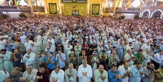 ازسرگیری اقامه نماز جمعه در صحن حرم امام حسین (ع) پس از ۱۹ ماه تعطیلی