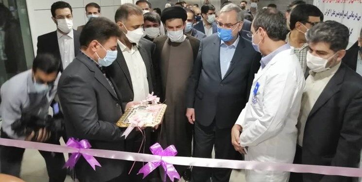 با حضور وزیر بهداشت، بخش های رادیوتراپی و شیمی درمانی بیمارستان گراش افتتاح شد