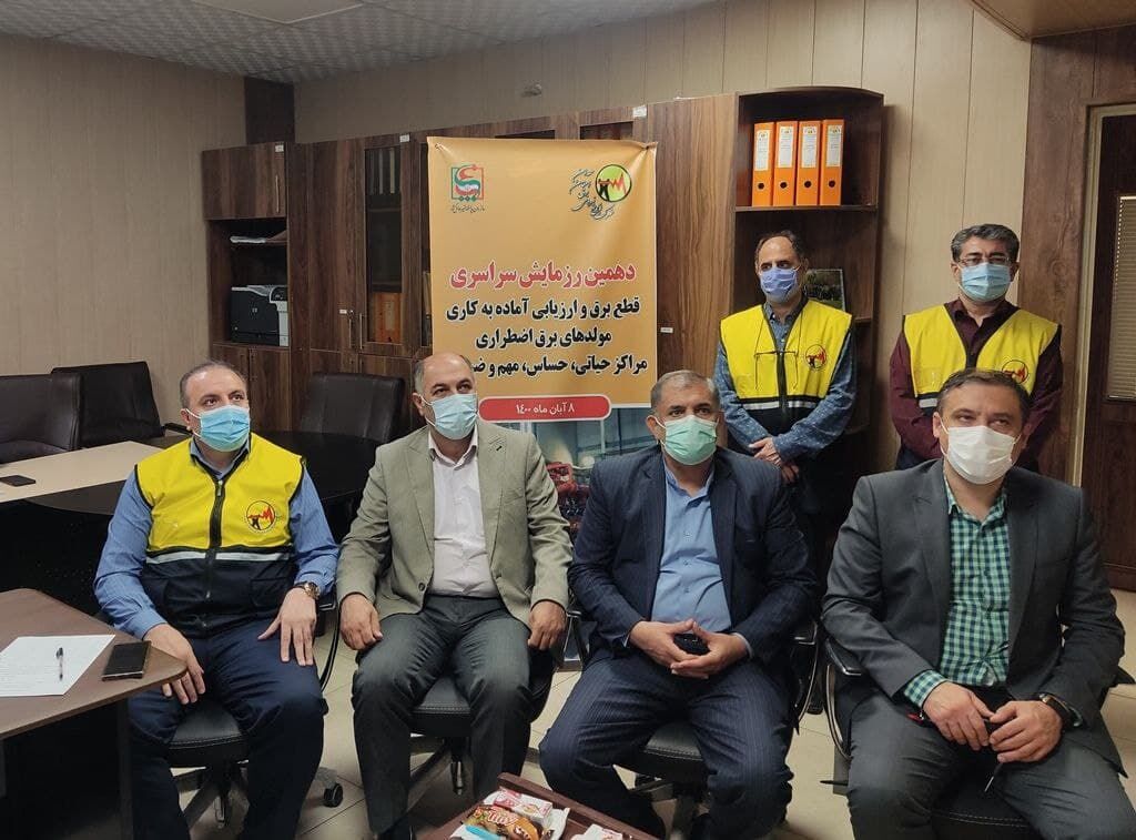 برگزاری مانور  مولدهای برق اضطراری در ۷ شهرستان استان همدان 