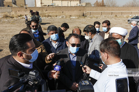 عملیات اجرایی بیمارستان 540 تخت خوابی حاشیه شهر مشهد