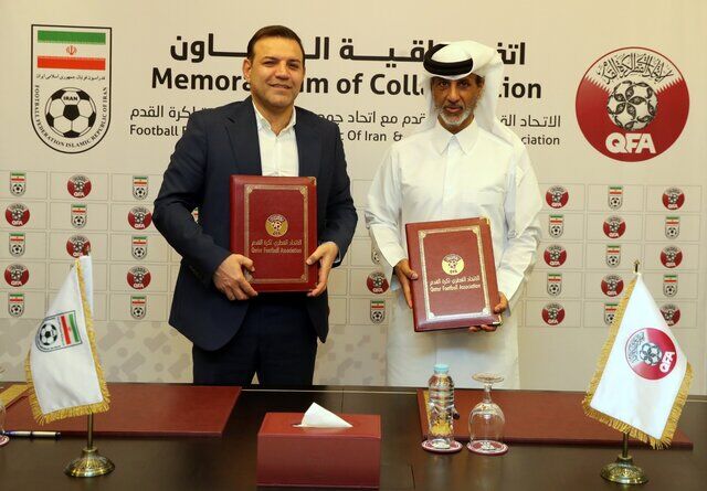 جزئیات تفاهم‌نامه همکاری مشترک فدراسیون فوتبال ایران و قطر