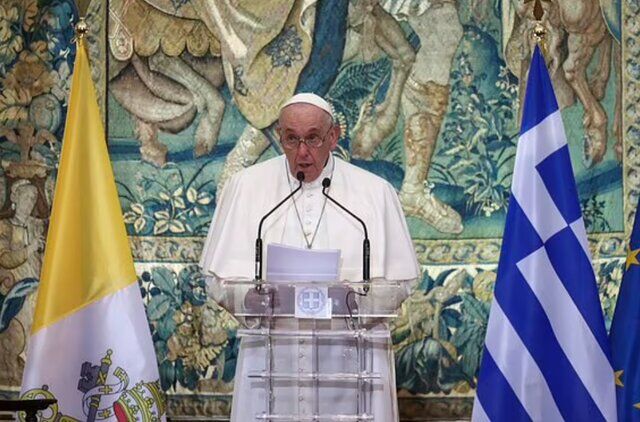 پاپ در آتن نسبت به تهدید "پوپولیسم" علیه "دموکراسی" هشدار داد