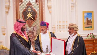 پادشاه عمان و محمد بن سلمان