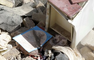 نشت گاز شهری منجر به ریزش ساختمان مسکونی در مشهد شد