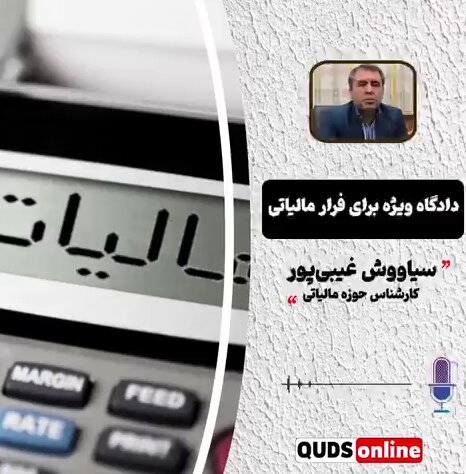 دادگاه ویژه برای فرار مالیاتی دادگاه ویژه برای فرار مالیاتی