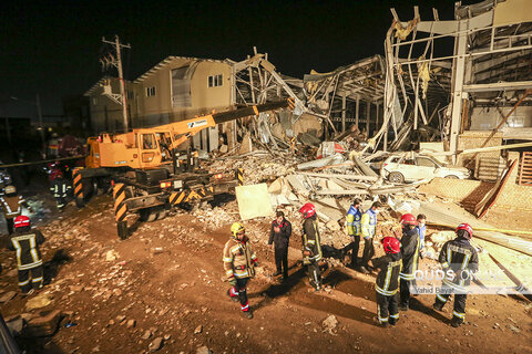 4 کشته در حادثه انفجار شهرک صنعتی کلات