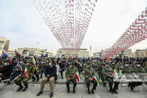 مراسم آغاز جشن های دهه فجر انقلاب اسلامی در مشهد