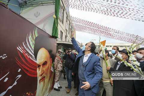 مراسم آغاز جشن های دهه فجر انقلاب اسلامی در مشهد