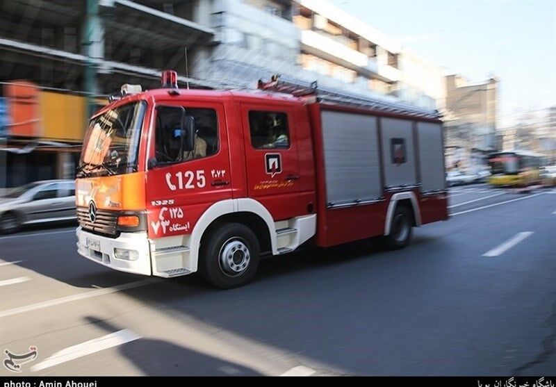 آتش‌سوزی گسترده در بازار تهران