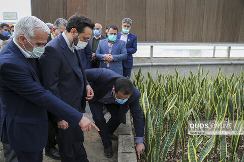 مراسم افتتاح مجتمع نمایشگاهی تحقیقاتی گل و گیاه رضوی در مشهد