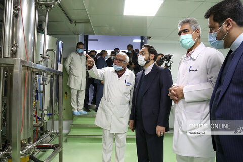 افتتاح  فاز جدید تولید داروسازی ثامن در مشهد