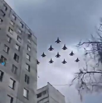 آسمان اوکراین و حضور سنگین جنگنده‌های روسیه