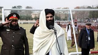 نخستین حضور مخوف ترین چهره طالبان در برابر دوربین‌های جهان