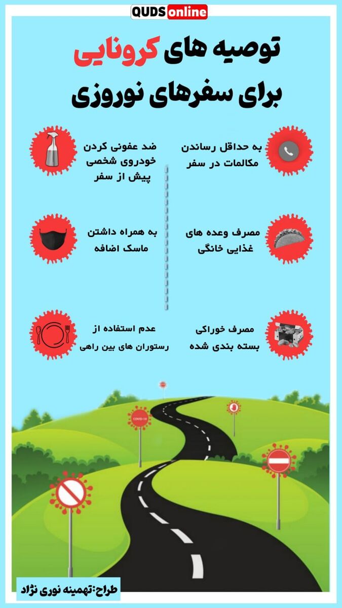 توصیه های کرونایی برای سفرهای نوروزی