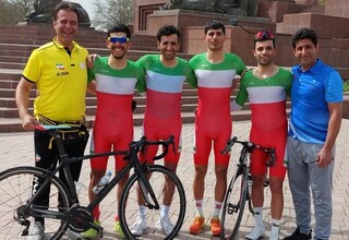مدال برنز دوچرخه‌سواری ایران در قهرمانی آسیا