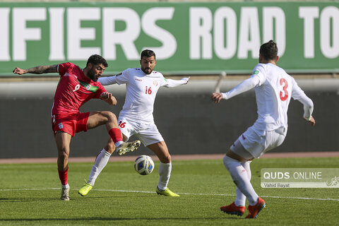 دیدار تیم های ملی فوتبال ایران و لبنان