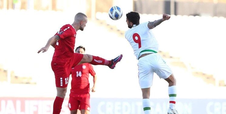 پیروزی یک نیمه‌ای تیم ملی فوتبال مقابل لبنان/گلزنی سردار
