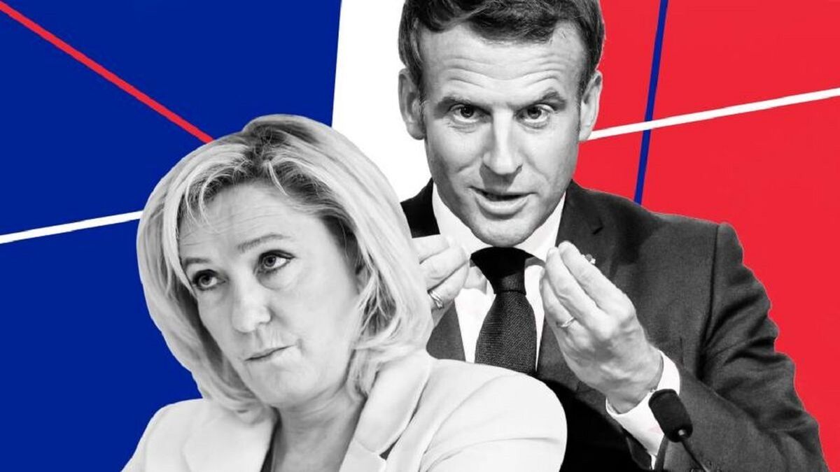 افزایش محبوبیت لوپن در کارزار انتخابات فرانسه در مقابل کاهش محبوبیت مکرون