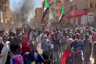 تدابیر امنیتی در سودان همزمان با تظاهرات گسترده