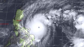 فرو نشست زمین در فیلیپین به دنبال طوفان استوایی