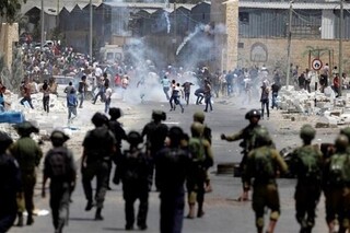 زخمی شدن ۲۴ فلسطینی در درگیری‎‌های «نابلس»