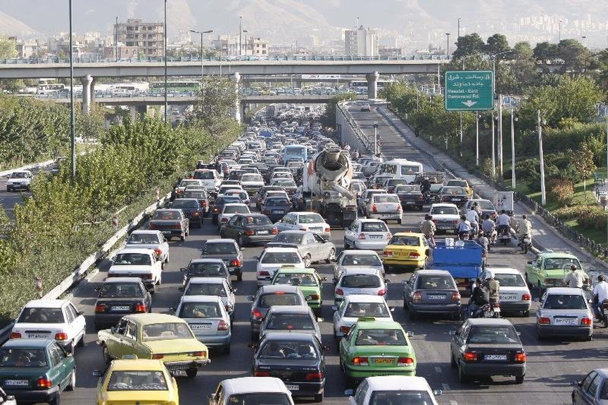 ترافیک در مسیرهای بزرگراهی پایتخت