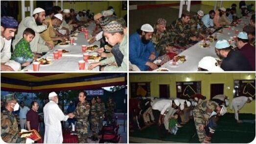 حذف تصویر افطار ارتش جامو، پس از واکنش ضداسلامی مجری مذهبی هندو