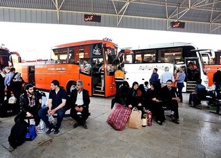 تامین اتوبوس برای بازگشت مسافران تعطیلات عید فطر در مشهد