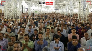 نماز عید فطر در حرم رضوی