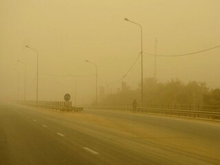 خیزش گرد و غبار در نوار شرقی کشور/ رگبار پراکنده در برخی استان‌ها