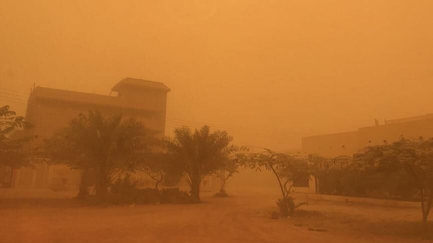 طوفان گرد و غبار عراق را درنوردید