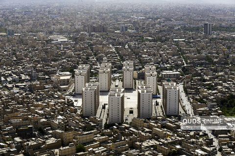 عکسهای هوایی از شهر مشهد و حرم مطهر ضوی