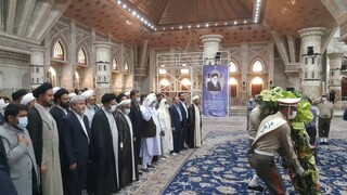 نماینده ولی‌فقیه و مسئولان سازمان حج با آرمانهای امام راحل تجدید میثاق کردند
