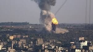آوار انفجار و آتش بر سر اسرائیل
