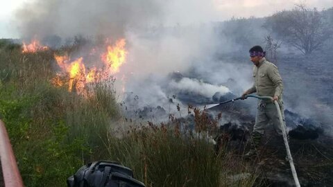 آتش سوزی در مراتع