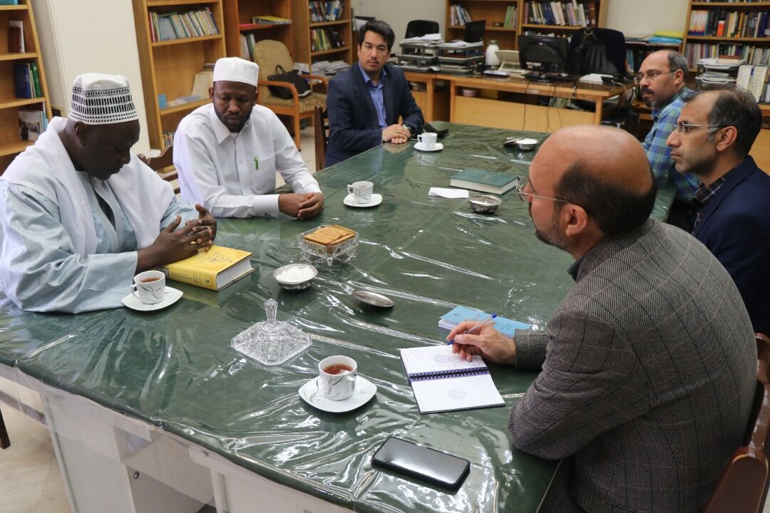بازدید مدیر موسسه تربیت اسلامی سنگال از بنیاد پژوهشهای اسلامی آستان قدس رضوی
