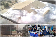 ترخیص همه مصدومان کارخانه کربنات سدیم فیروزآباد فارس