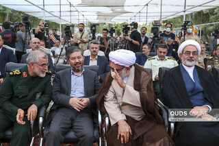 مراسم بازگشایی معابرلشکر ۷۷ ثامن الائمه ارتش مشهد